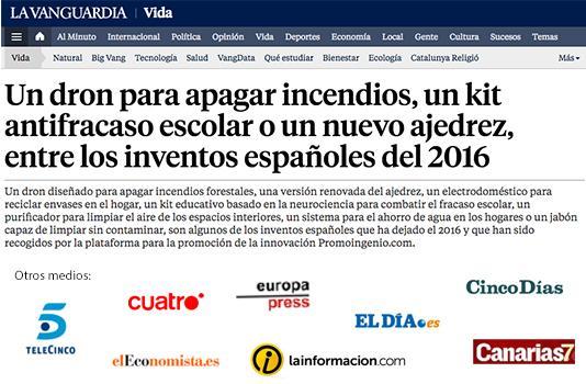 Estos son los mejores inventos españoles del 2017, Promoingenio