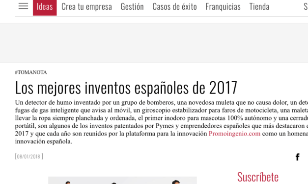 Estos son los mejores inventos españoles del 2017