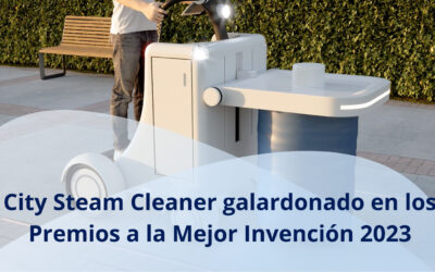 City Steam Cleaner galardonado con Mención de honor en los Premios a la Mejor Invención 2023