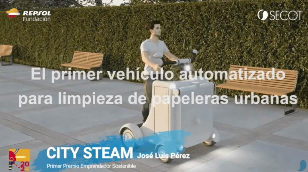 Imagen del invento  City Steam Cleaner, asesorado por Promoingenio. 